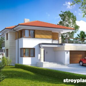 Проект двухэтажного дома ДД35 - фото 1