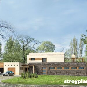 Проект двухэтажного дома ДД58 - фото 1