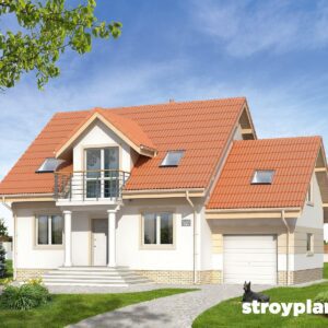 Проект дома с мансардой МД142 - фото 1