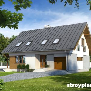 Проект дома с мансардой МД157 - фото 1