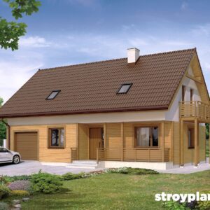 Проект дома с мансардой МД209 - фото 1