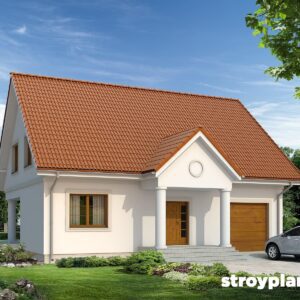 Проект дома с мансардой МД222 - фото 1