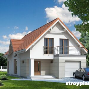 Проект дома с мансардой МД256 - фото 1