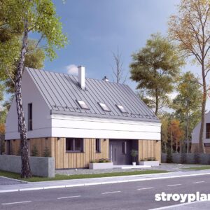 Проект дома с мансардой МД261 - фото 1