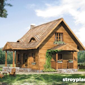 Проект дома с мансардой МД28 - фото 1