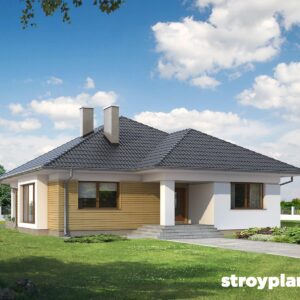 Проект одноэтажного дома ОД102 - фото 1