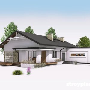 Проект одноэтажного дома ОД103 - фото 1