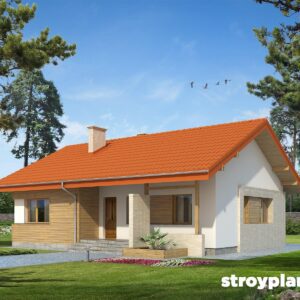 Проект одноэтажного дома ОД45 - фото 1