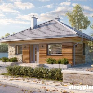 Проект одноэтажного дома ОД8 - фото 1