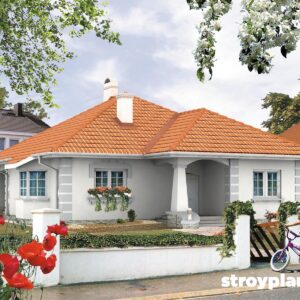 Проект одноэтажного дома ОД99 - фото 1